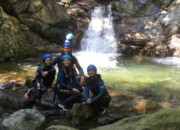 Canyoning et d'autres activités dans l'eau dans les Pyrénées