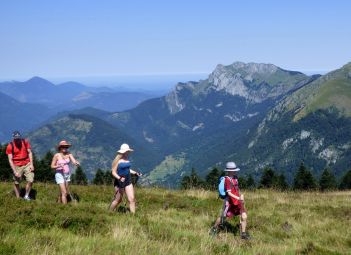 Hiking adventure activities in the Pyrenees