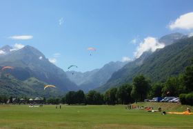 Paragliding in the Pyrenees