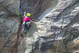 Rock climbing in the Pyrenees