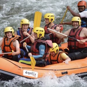 river rafting in the Pyrenees