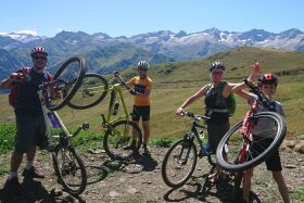 VTT dans les Pyrénées