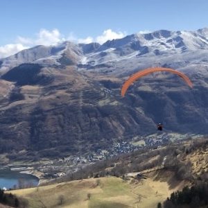 paragliding in the Pyrenees