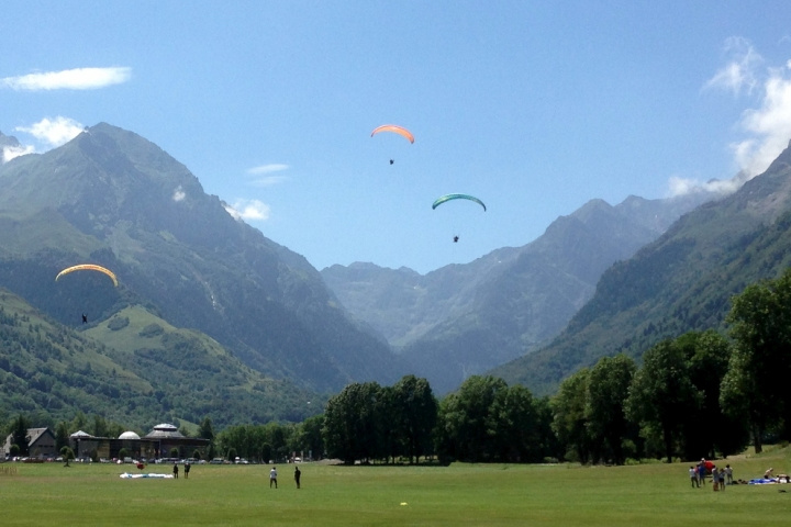 Paragliding in the Pyrenees